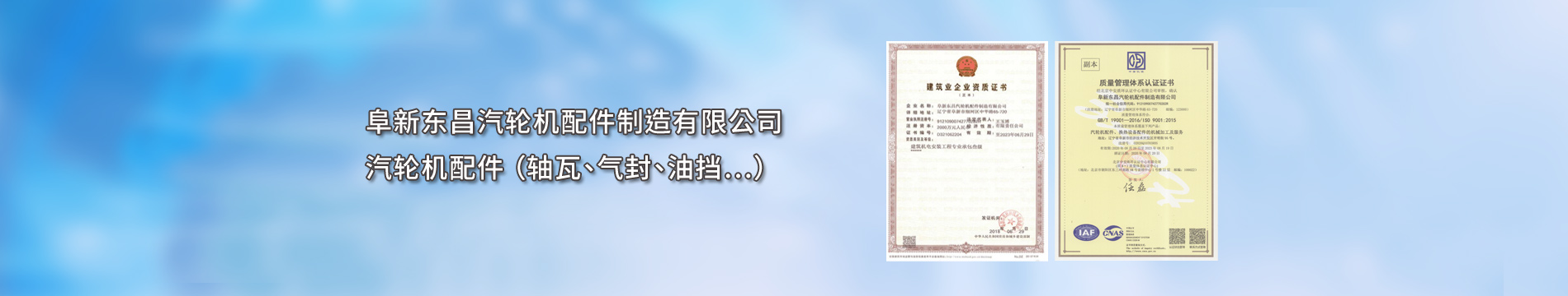 阜新东昌汽轮机配件制造有限公司
